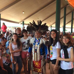 SC Kids and Mark at PowWow